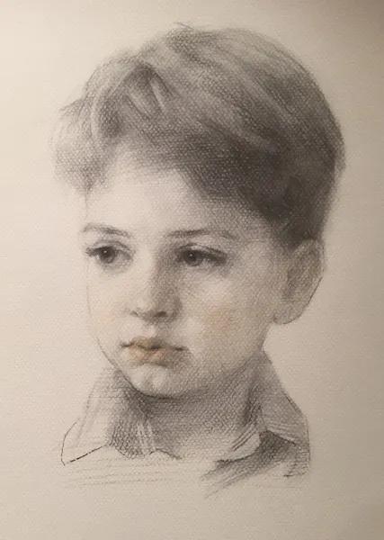 這樣的素描肖像,忍不住想多看一遍