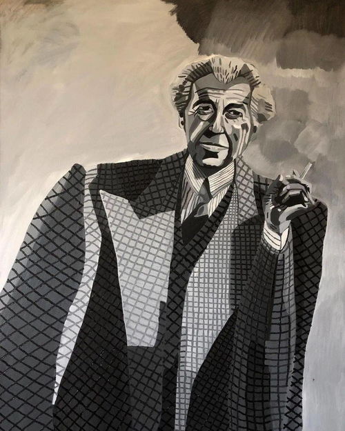 畫風清奇構圖巧妙的名人肖像 藝術壁紙的視覺盛宴