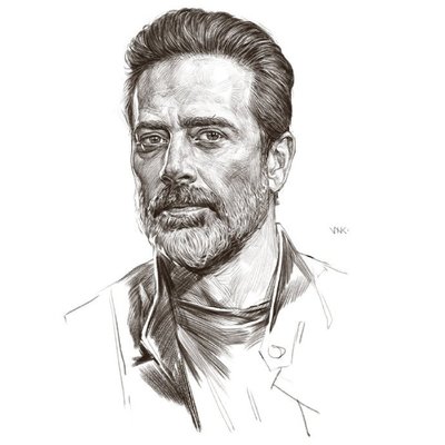 一組男明星素描肖像，你都能認出來嗎？